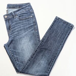 Lauren Conrad Womens Jeans Size 8 Mid Rise Distressed Medium Wash Stretch Denim